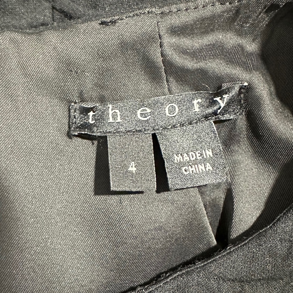 ⭐️Theory Shift 2 Wendt Textured Black Dress [CL3-17] - Picture 6 of 7